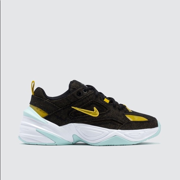 NEW Nike M2K TEKNO LX Denim Women’s Bright Citron - Picture 2 of 10
